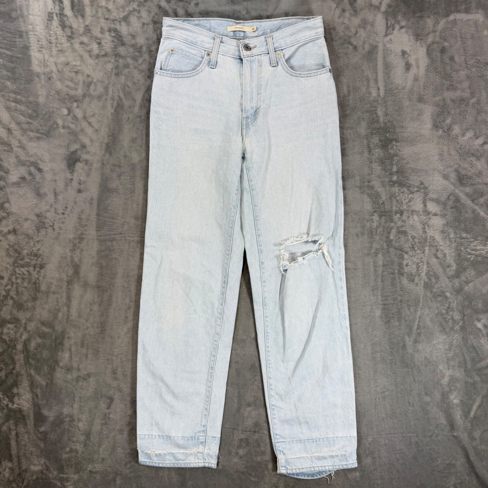 Levi's 94 Baggy Jeans Womens Size 25 x 31 Light Blue Denim Pants